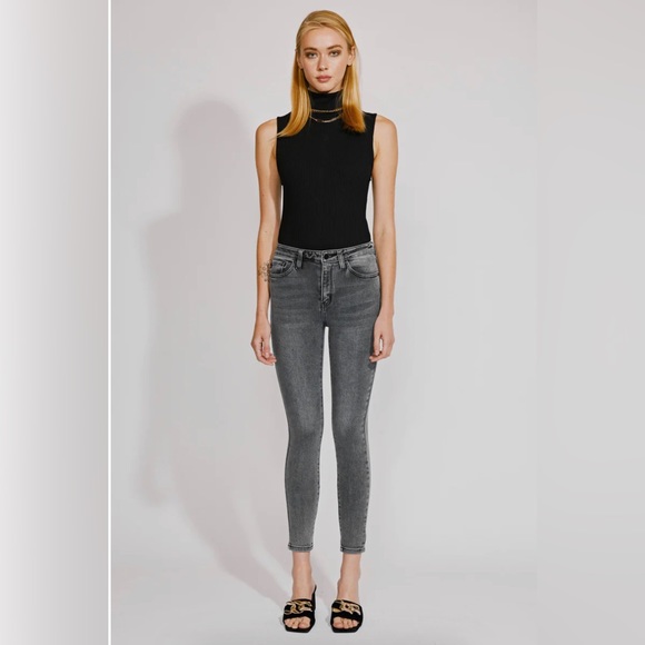 JUST IN/ POPULATION HIGH RISE SKINNY - Picture 4 of 12